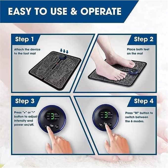 Wireless & Rechargeable EMS Foot Massager