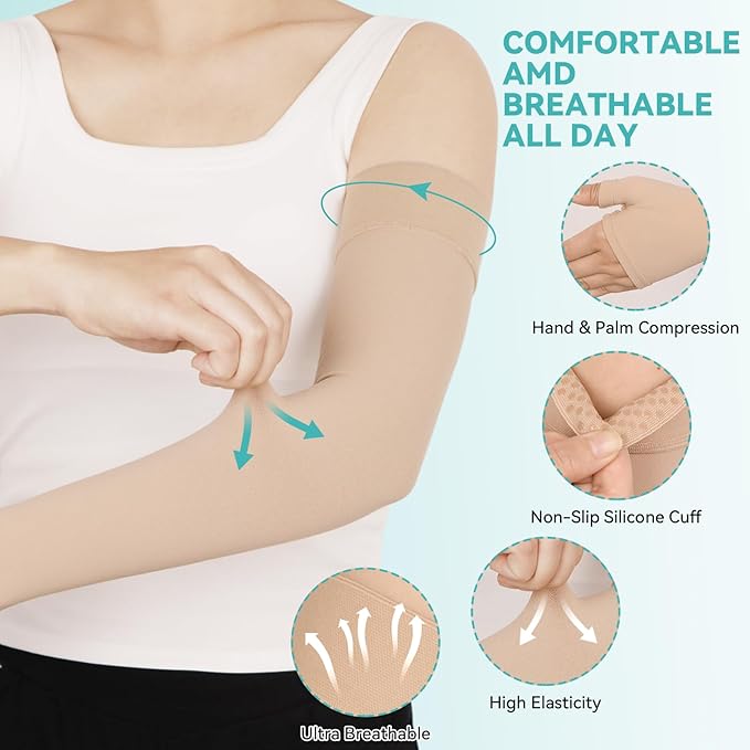 Lymphedema Arm Sleeve (Single)