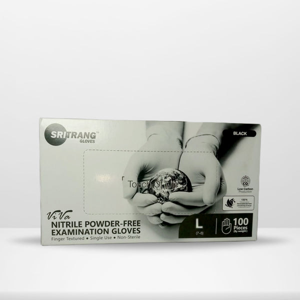 Black Nitrile Gloves