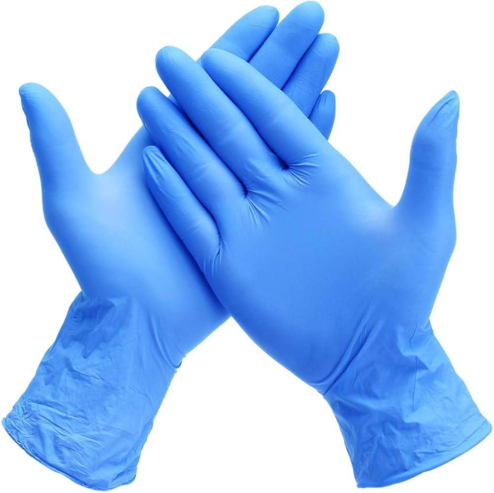 Blue Nitrile Gloves – 100’s Large