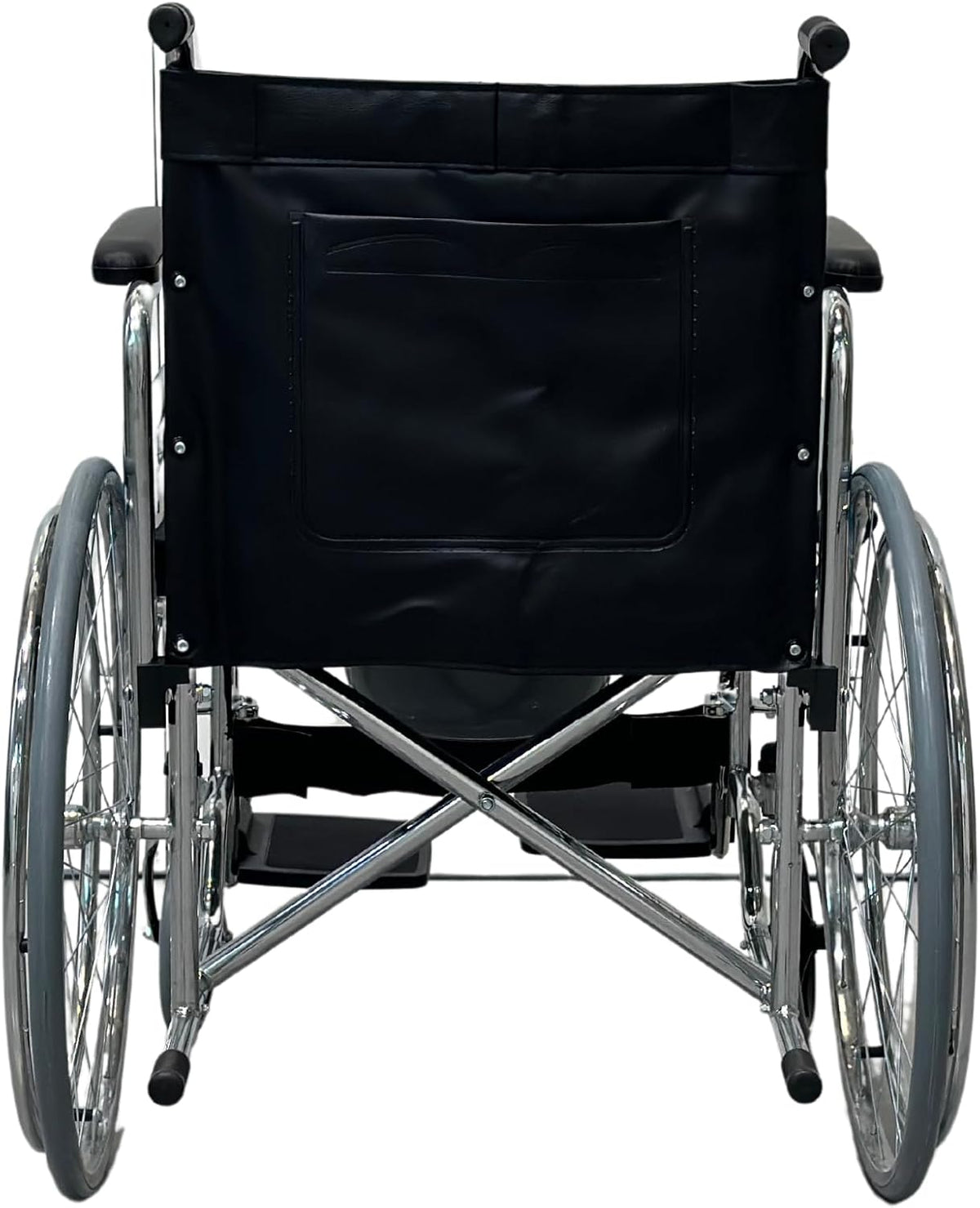 Extra Wide Commode Wheelchair