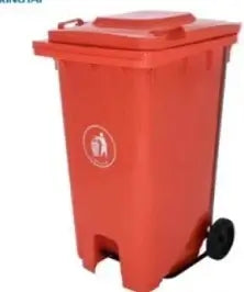Pedal Bin 100L -Black, Red, Yellow