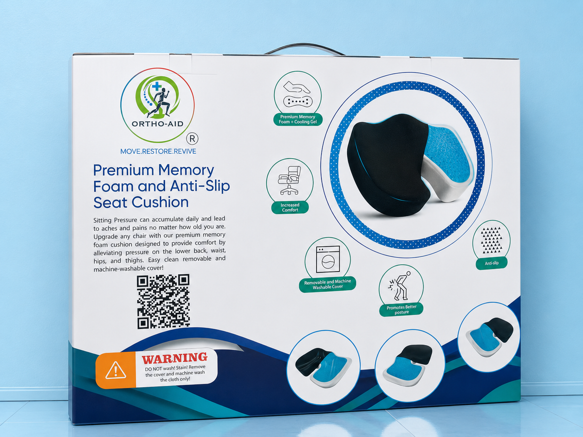 Premium Memory Foam Seat Cushion