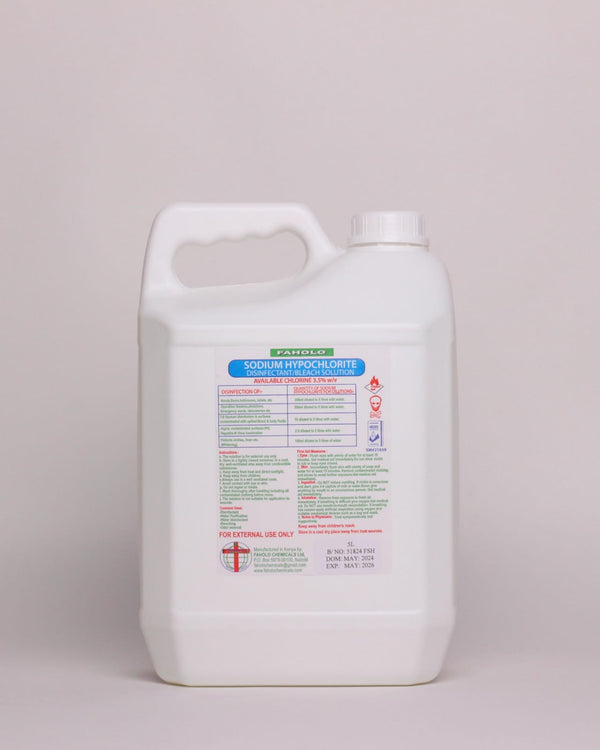 Sodium Hypochlorite 3.5 % 5L