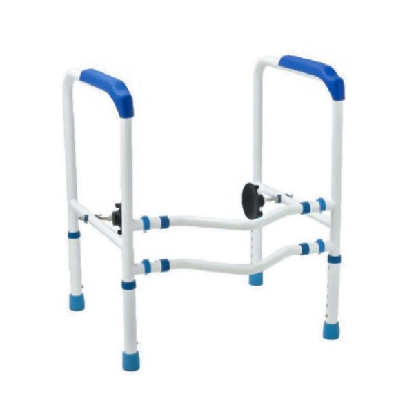 Adjustable Toilet Support Frame with Safety Rails for Elderly and Disabled Users in Kenya
