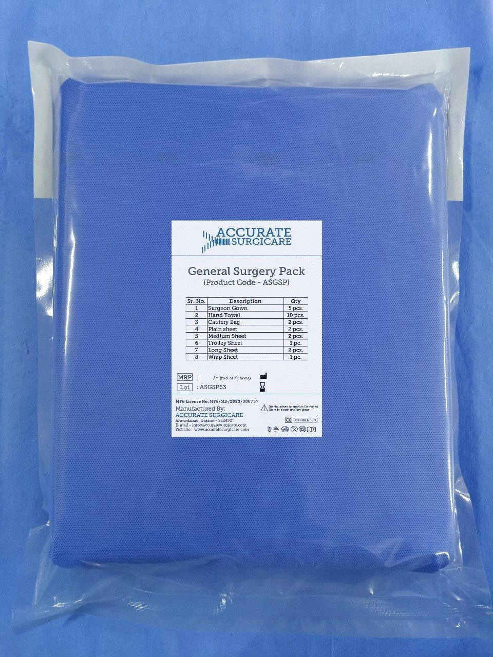 General Surgery Drape Kit