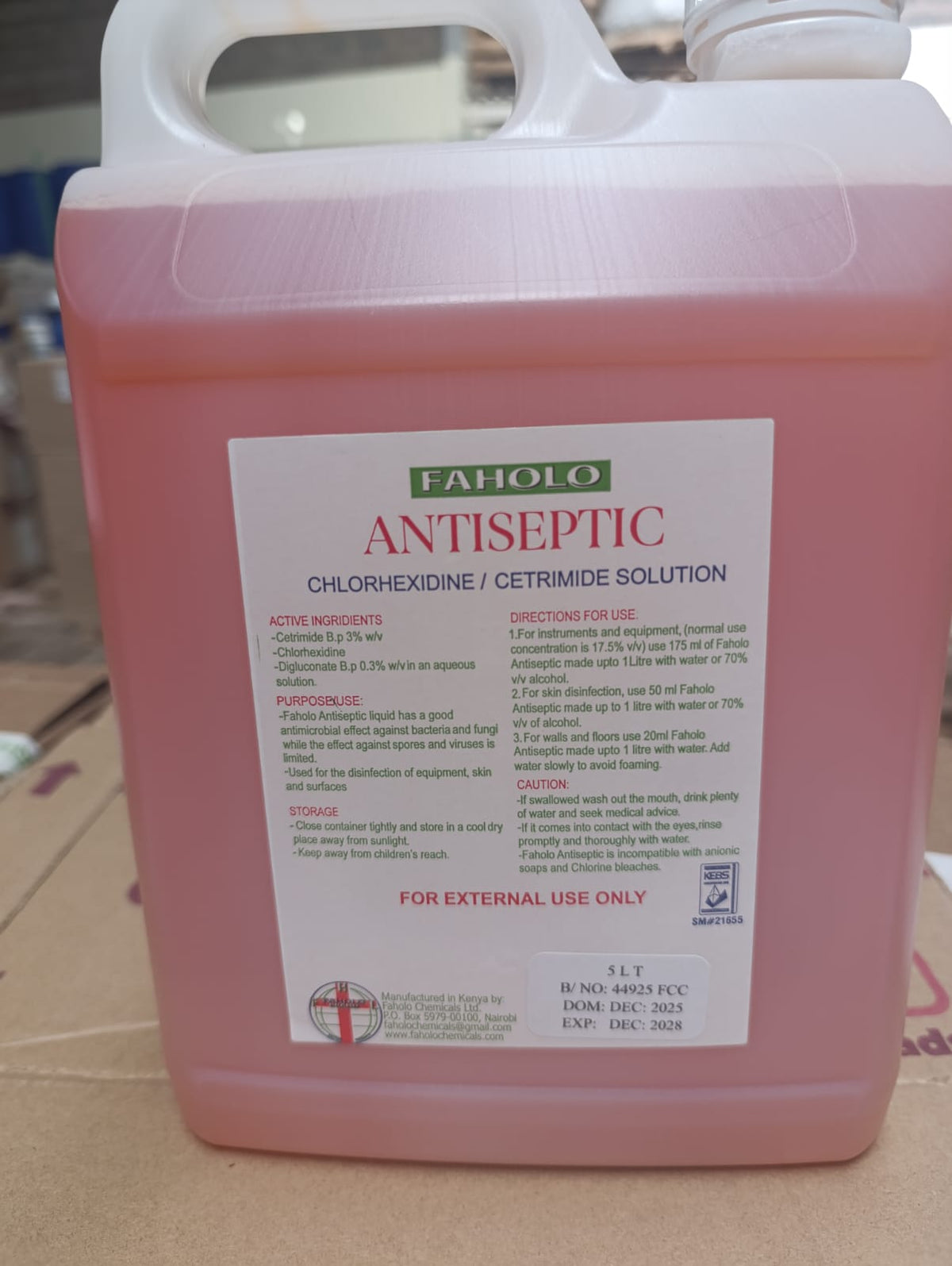 Antiseptic 5 Litres