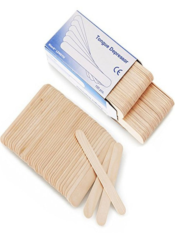 Wooden tongue depressor