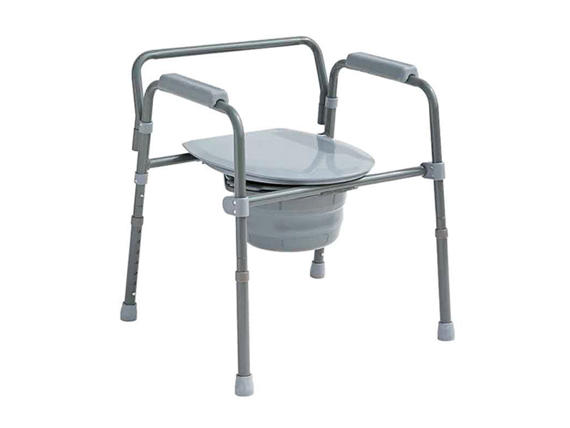 Foldable Extra Wide Commode Chair