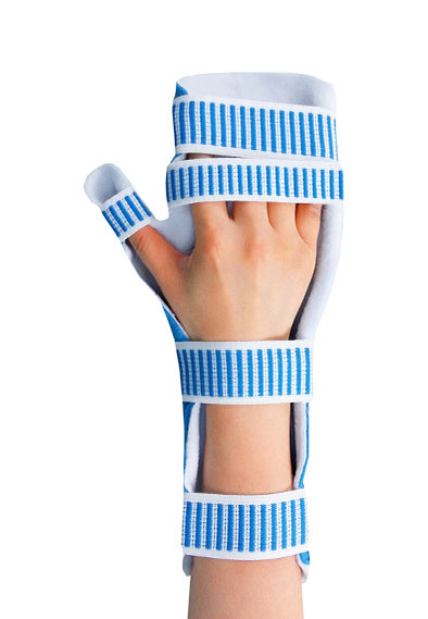 Resting pan mitt splint